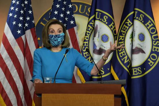 资料图:美国众议院议长佩洛西。/IC Photo