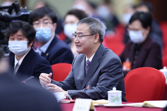 吴浩参加2022年全国两会（央广网发 受访者供图）
