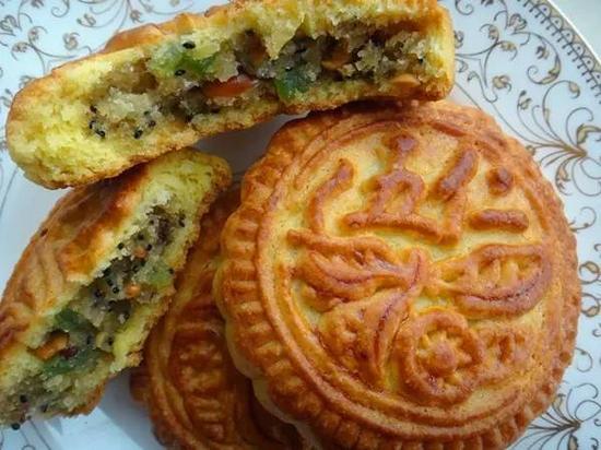 五仁月饼里的青红丝。 图：dianliwenmi.com