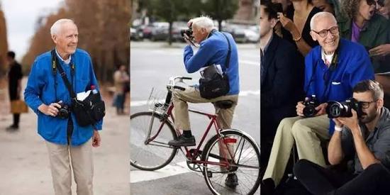 卡其色休闲裤，一辆自行车，一台相机