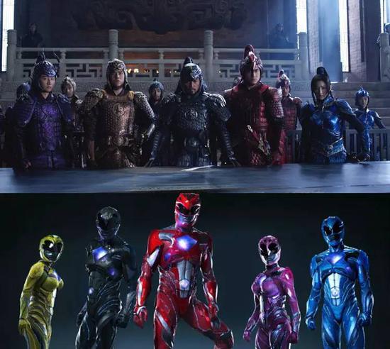 　　被网友吐槽很像中国版“恐龙战队”的服装设计，也是来自好莱坞。所谓的中国元素，充斥着西方的遐想。