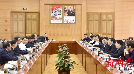 7月6日上午,湖南·西藏对口支援工作座谈会在拉萨市举行。