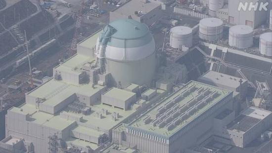 伊方核电站（日本NHK电视台报道截图）