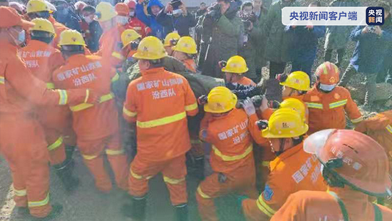 救援現場圖 來源 ：央視新聞客戶端