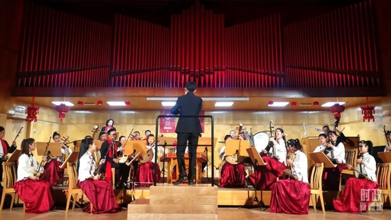 △2020年1月，《陇上行》民族交响音乐会在波兰奥波莱国立音乐学校举办。（资料图）