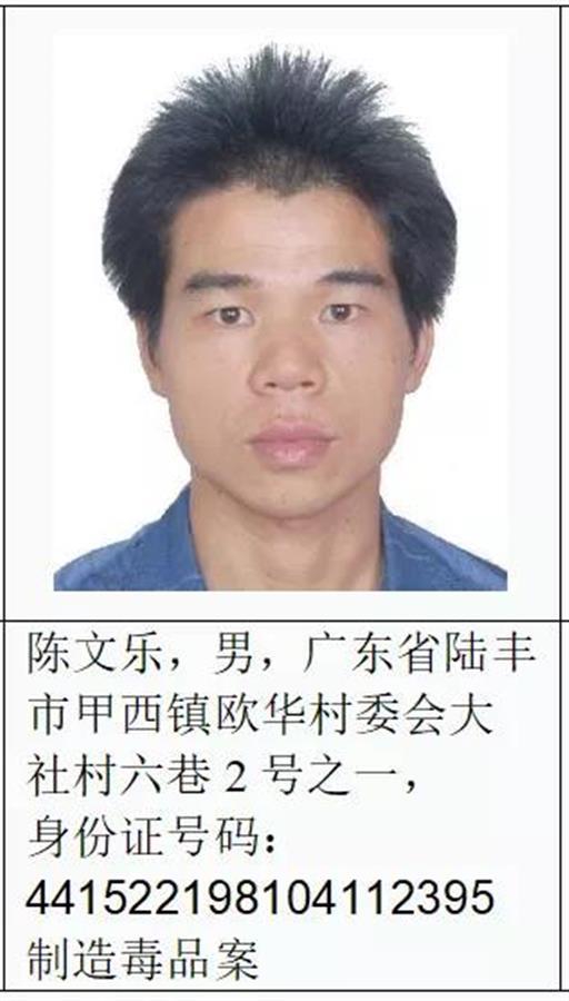 陈文乐陆丰曾在2018年摘除"毒帽"陆丰的禁毒行动并非近年来陡然开展.