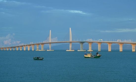 这是港珠澳大桥（2020年9月11日摄）。新华社记者陈晔华摄