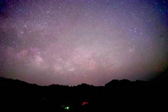  Hard controlled by the romantic Milky Way for one minute