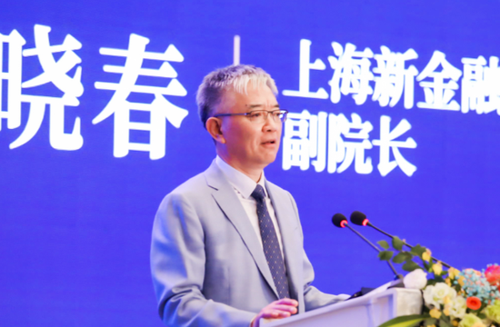 图为 上海新金融研究院副院长刘晓春