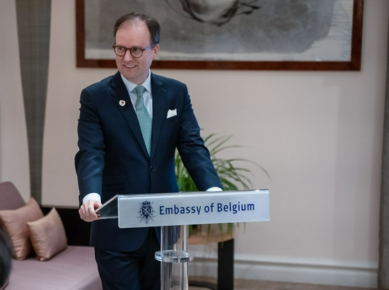 比利时驻华大使高洋(比利时驻华大使馆供图)