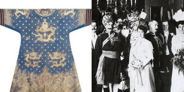 乾隆龙袍将拍 曾被英军官购买