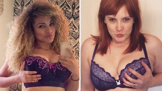 英国女性挑战“正手摸胸” 呼吁关注乳腺癌