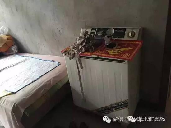 唯一的电器是洗衣机