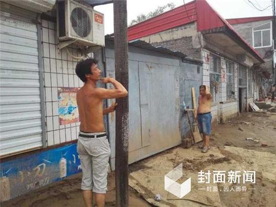 　（救了17人的电线杆。）