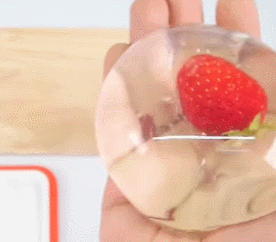 教程：颜值超高的草莓水信玄饼！做完根本舍不得吃！ 