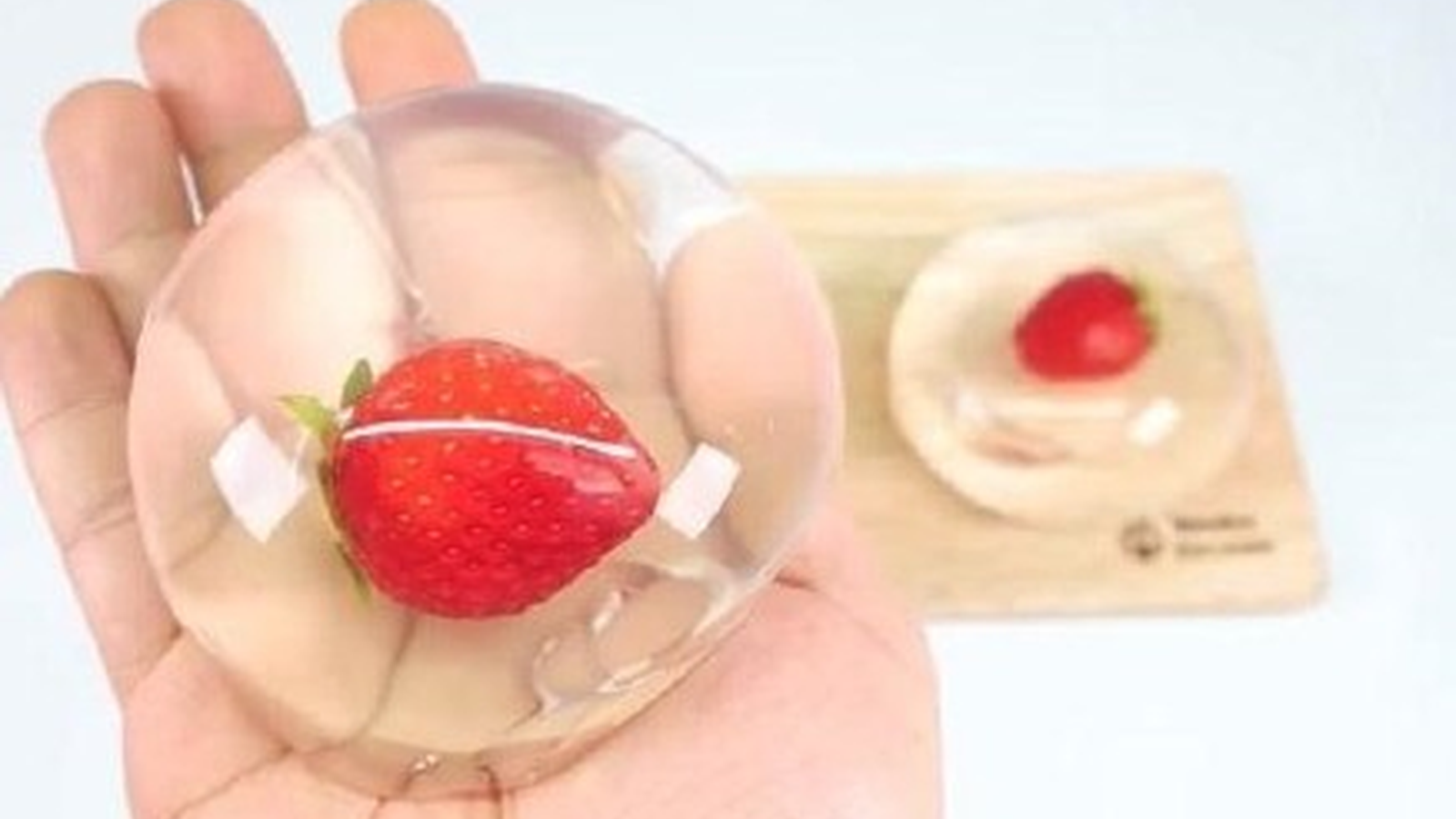 教程：颜值超高的草莓水信玄饼！做完根本舍不得吃！ 