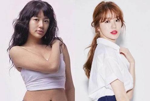 明星减肥前后变化