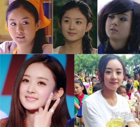 明星减肥前后变化