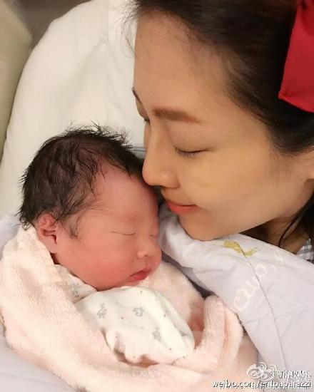 TVB女星陈敏之昨日生子