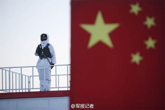 中国军人零下27度仍训练