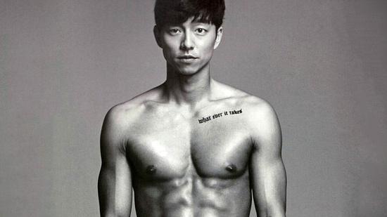 孔刘昔日肌肉照曝光 展现不一样的硬汉魅力