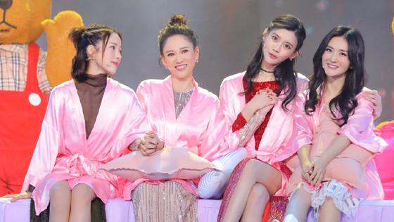 奚梦瑶谢娜江一燕陈乔恩秀美腿