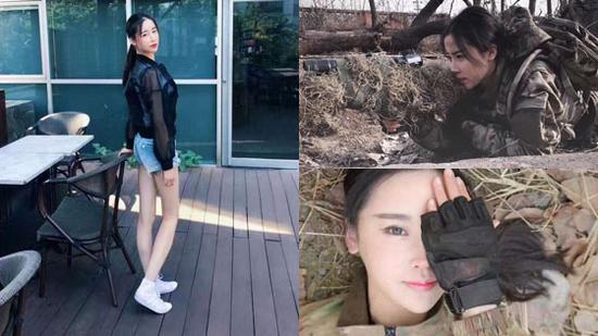 重庆武警美女上尉 美貌秒杀韩国女团