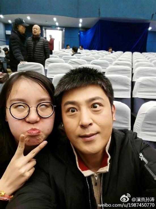 2017年春晚彩排，孙涛与傅园慧