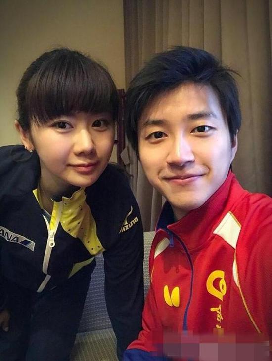 福原爱与老公泡温泉