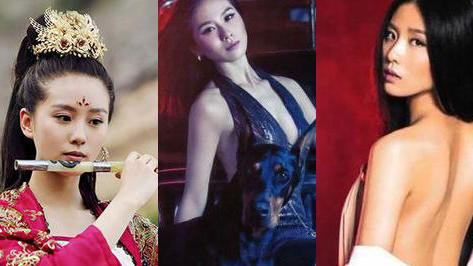 这些冷面禁欲系古装美女，也有性感撩人一面