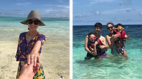 叶一茜牵手田亮秀幸福