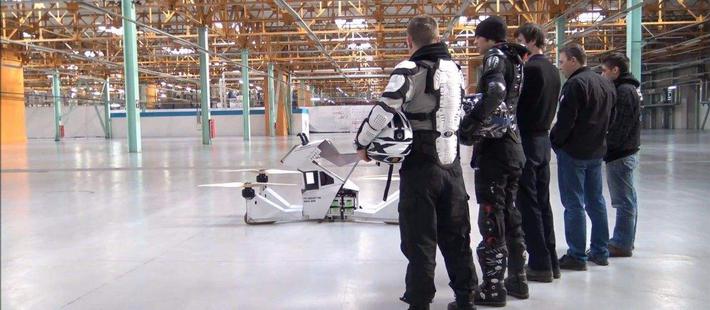 全球第一辆飞行摩托问世