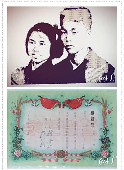 网友晒各年代结婚照 一生的独家记忆