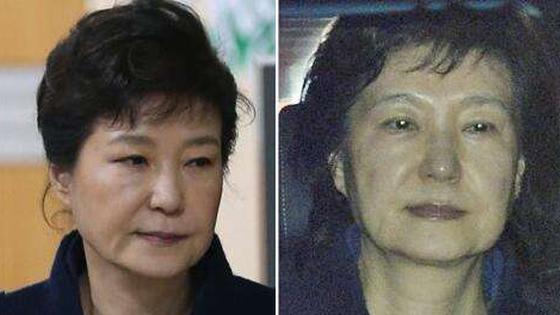 朴槿惠被押往看守所画面曝光