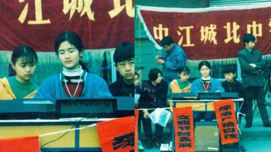 谢娜晒中学时旧照 面目清秀有点婴儿肥