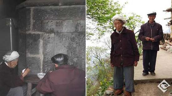 云南八旬老夫妇将坟墓建在家中 每晚睡在坟前已30年