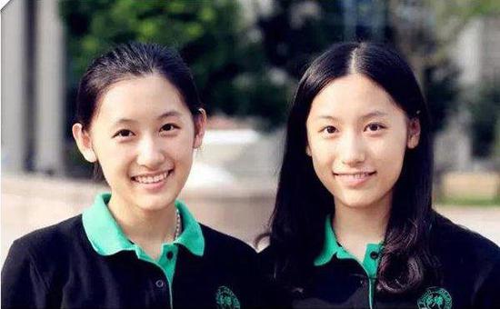 美女双胞胎学霸 孙雨朦 孙雨彤