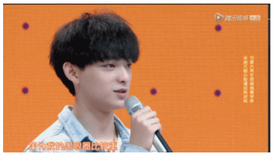 因为他的目标是考上北京电影学院，做杨幂姐姐的学弟。