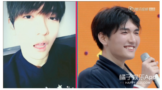 额...长相还是差很多啊，直接被杨幂说是照骗...还被张大大“威胁”说这张照片转发过500是要坐牢的，话说刚才那张照片还是他自己修的。