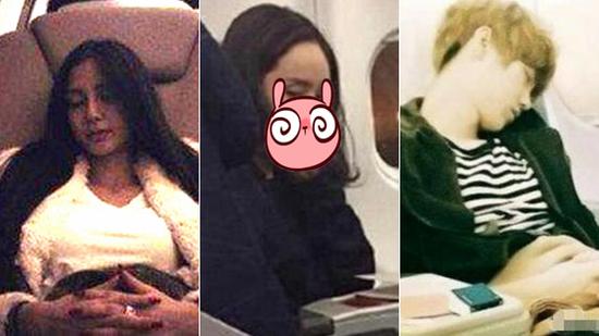明星都在飞机做这些 baby美美哒杨幂不忍直视