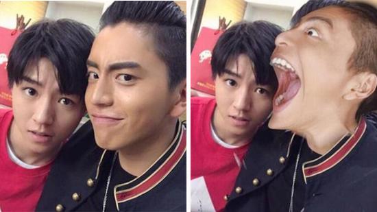 大小坏蛋王大陆王俊凯再合体 网友:小凯别被吃