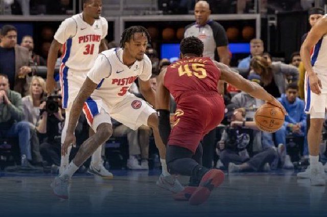 骑士大胜活塞迎3连胜 米切尔35分 阿伦20+7 康宁汉姆14中3