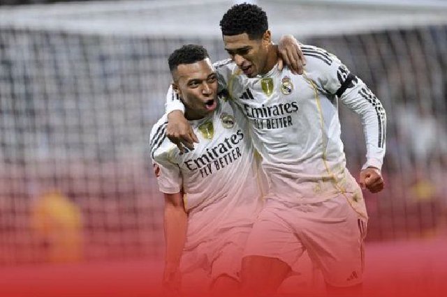 皇马4-0瓦伦西甲四连胜暂7分领跑 姆巴佩双响 贝林、卡雷拉斯世界波