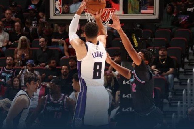 国王大胜热火终结4连败 拉文42+6 威少12+10 哈克斯27+6+6