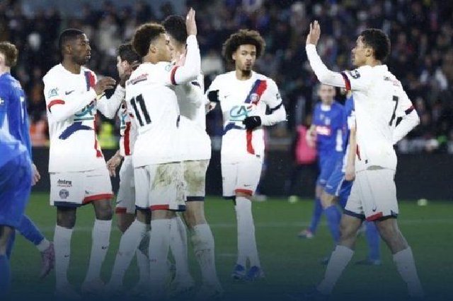 法国杯-巴黎4-0旺代丰特奈晋级32强 登贝莱传射 G拉莫斯双响+造点