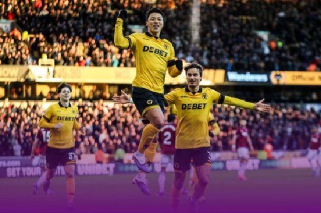 联赛首胜！狼队3-0西汉姆联 黄喜灿传射 马特乌斯·马内首球+造点