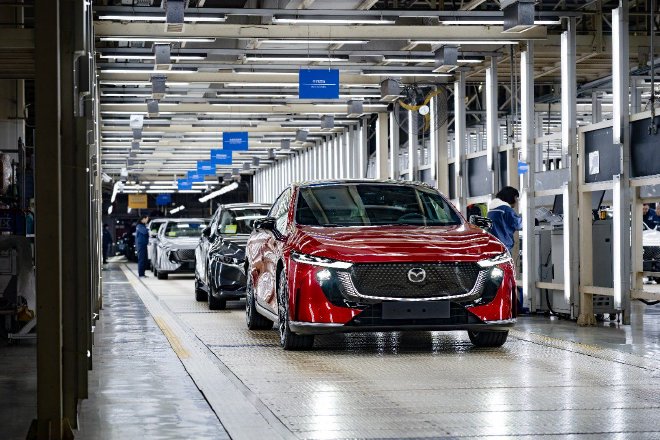 长安马自达南京工厂下线的车型，将走出国外