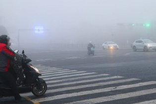 华北多地出现雾霾