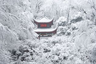 南方多地绝美雪景
