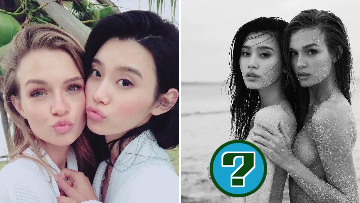 奚梦瑶晒维密美照 网友发现手上这里不对